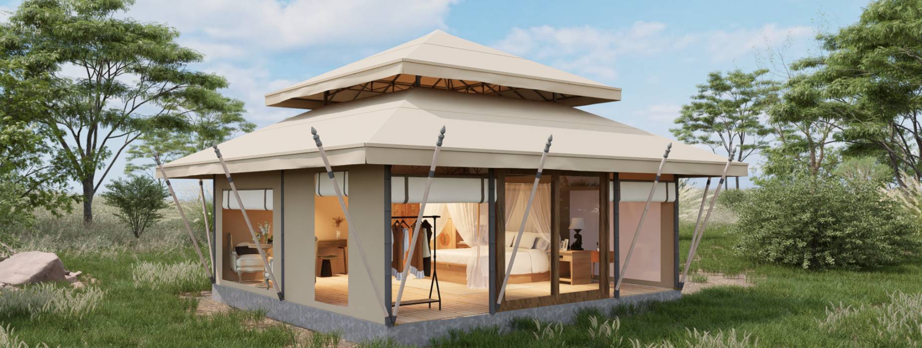 宏伟区户外野奢帐篷